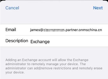 Set up email with iOS Mail app screenshot four