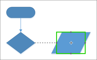 Glue a connector to a shape to allow dynamic movement of the connector to points on the shape.